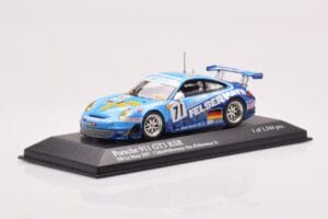 Porsche 911 997 GT3 RSR #71 Felbermayr-Proton M. Collin 24 Hours of Le Mans 2007 Minichamps 1:43 400076771 Metaal — afbeelding 2 van 4