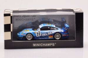 Porsche 911 997 GT3 RSR #71 Felbermayr-Proton M. Collin 24 Hours of Le Mans 2007 Minichamps 1:43 400076771 Metaal — afbeelding 4 van 4