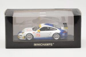 Porsche 911 997 GT3 RSR Tafel Racing #73 J. Tafel / J. Farnbacher 12 Hours of Sebring 2010 Minichamps 1:43 400076473 Metaal — afbeelding 4 van 4