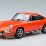 Porsche 911 2.0 E Oranje Norev 1:18 187628 Metaal
