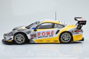 Porsche 911 GT3 R Rowe Racing #998 F. Makowiecki / A. Pilet / N. Tandy 2nd Place 24 Hours of Spa-Francorchamps 2019 Minichamp — afbeelding 3 van 6