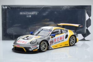Porsche 911 GT3 R Rowe Racing #998 F. Makowiecki / A. Pilet / N. Tandy 2nd Place 24 Hours of Spa-Francorchamps 2019 Minichamp — afbeelding 6 van 6