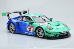 Porsche 911 GT3 R Falken Motorsports #33 K. Bachler / M. Muller / T. Engelhart / M. Werner 24 Hours of Nurburgring 2020 Minic — afbeelding 4 van 6