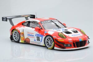 Porsche 911 GT3 R Frikadelli Racing Team #30 M. Muller / M. Arnold / F. Henzler / M. Campbell 24 Hours of Nurburgring 2018 Mi — afbeelding 4 van 6