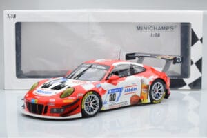 Porsche 911 GT3 R Frikadelli Racing Team #30 M. Muller / M. Arnold / F. Henzler / M. Campbell 24 Hours of Nurburgring 2018 Mi — afbeelding 6 van 6