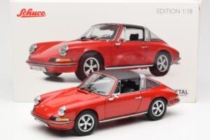 Porsche 911 Targa S Rood Schuco 1:18 450036200 Metaal — afbeelding 9 van 9