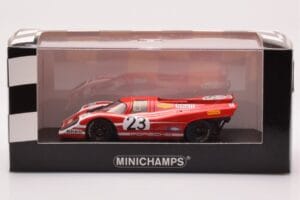 Porsche 917 #23 H. Herrmann / R. Attwood 24 Hours of Le Mans Winner 1970 Minichamps 1:43 WAP0200190B Metaal — afbeelding 4 van 4