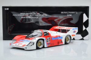 Porsche 956K Grand Prix Preston Henn T-Bird Swap Shop #47 D. Galica / D. Sutherland / P. Henn Brands Hatch 1000km 1983 Minich — afbeelding 6 van 6