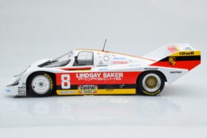 Porsche 956K Lindsay Saker #8 B. Wollek / C. Serra / S. Johansson 1000km Kyalami 1983 Minichamps 1:18 155836698 Metaal — afbeelding 3 van 6