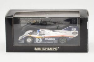 Porsche 956K #2 D. Bell / S. Bellof Winner 1000km of Fuji 1983 Minichamps 1:43 SBC009 Metaal — afbeelding 4 van 4