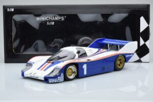 Porsche 956K Porsche System Racing #1 J. Ickx / D. Bell Class Winners Silverstone 6 Hours 1982 Minichamps 1:18 155826601 Meta — afbeelding 5 van 5