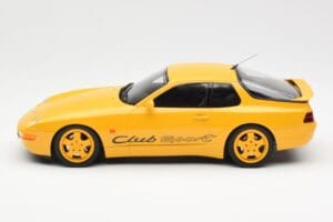 Porsche 968 Clubsport Geel GT Spirit 1:18 GT129 Hars — afbeelding 3 van 6