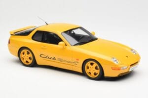 Porsche 968 Clubsport Geel GT Spirit 1:18 GT129 Hars — afbeelding 4 van 6