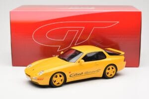 Porsche 968 Clubsport Geel GT Spirit 1:18 GT129 Hars — afbeelding 6 van 6