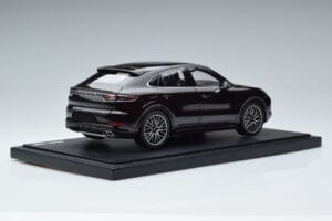 Porsche Cayenne Turbo Coupe Mahonie Norev 1:18 WAP0213190K Metaal — afbeelding 3 van 8