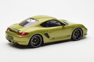 Porsche Cayman R 987 Peridot Metallic GT Spirit 1:18 GT425 Hars — afbeelding 2 van 6