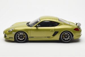 Porsche Cayman R 987 Peridot Metallic GT Spirit 1:18 GT425 Hars — afbeelding 3 van 6