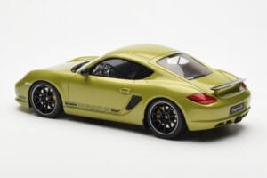 Porsche Cayman R 987 Peridot Metallic GT Spirit 1:18 GT425 Hars — afbeelding 5 van 6