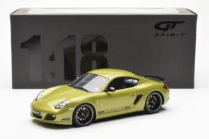 Porsche Cayman R 987 Peridot Metallic GT Spirit 1:18 GT425 Hars — afbeelding 6 van 6