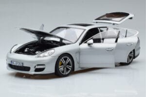 Porsche Panamera 970 Turbo Zilver Norev 1:18 187609 Metaal — afbeelding 2 van 7