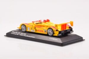 Porsche RS Spyder LMP2 #7 R. Dumas / T. Bernhard / E. Collard Sebring 12 Hours Winners 2008 Minichamps 1:43 400086807 Metaal — afbeelding 3 van 4