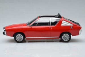 Renault 17 Gordini Decouvrable Rood Norev 1:18 185371 Metaal — afbeelding 3 van 6