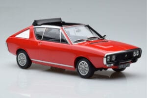 Renault 17 Gordini Decouvrable Rood Norev 1:18 185371 Metaal — afbeelding 4 van 6