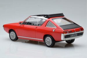 Renault 17 Gordini Decouvrable Rood Norev 1:18 185371 Metaal — afbeelding 5 van 6