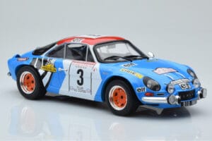 Alpine A110 #3 B. Darniche / A. Mahe Tour de Corse 1973 IXO 1:18 18RMC062B Metaal — afbeelding 4 van 6