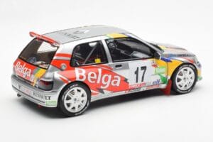 Renault Clio Maxi Kit Car Belga #17 Rally Ypres 1995 Otto 1:18 OT1058 Hars — afbeelding 2 van 6