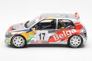 Renault Clio Maxi Kit Car Belga #17 Rally Ypres 1995 Otto 1:18 OT1058 Hars — afbeelding 3 van 6