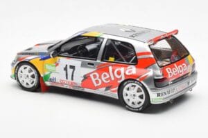 Renault Clio Maxi Kit Car Belga #17 Rally Ypres 1995 Otto 1:18 OT1058 Hars — afbeelding 5 van 6