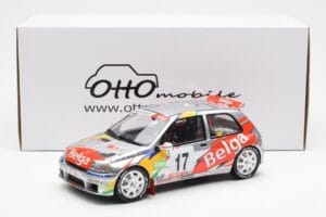 Renault Clio Maxi Kit Car Belga #17 Rally Ypres 1995 Otto 1:18 OT1058 Hars — afbeelding 6 van 6
