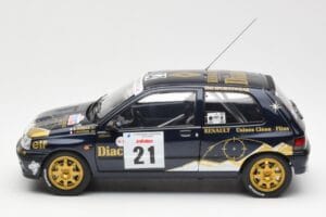 Renault Clio Williams DIAC #21 Jordan / Boyere Tour de Corse 1993 Norev 1:18 185228 Metaal — afbeelding 4 van 8