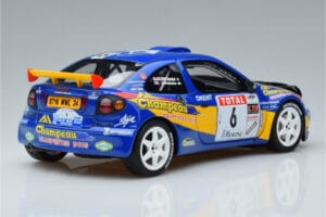 Renault Megane Maxi #6 S. Loeb / D. Elena Rallye Mont Blanc 2000 Otto 1:18 OT960 Hars — afbeelding 2 van 6