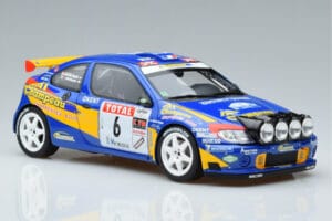 Renault Megane Maxi #6 S. Loeb / D. Elena Rallye Mont Blanc 2000 Otto 1:18 OT960 Hars — afbeelding 4 van 6