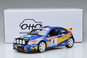 Renault Megane Maxi #6 S. Loeb / D. Elena Rallye Mont Blanc 2000 Otto 1:18 OT960 Hars — afbeelding 6 van 6