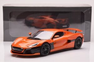 Rimac Nevera Oranje GT Spirit 1:18 GT880 Hars — afbeelding 6 van 6
