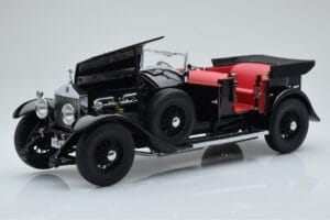 Rolls-Royce Phantom I Cabriolet Zwart Kyosho 1:18 08931BK Metaal — afbeelding 2 van 8