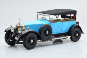 Rolls-Royce Phantom I Cabriolet Blauw Kyosho 1:18