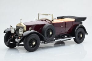 Rolls-Royce Phantom I Cabriolet Bordeauxrood Kyosho 1:18 08931R Metaal — afbeelding 2 van 10