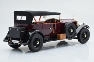 Rolls-Royce Phantom I Cabriolet Bordeauxrood Kyosho 1:18 08931R Metaal — afbeelding 3 van 10