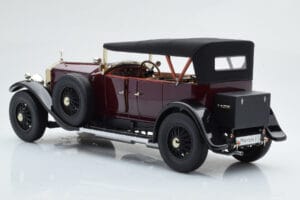 Rolls-Royce Phantom I Cabriolet Bordeauxrood Kyosho 1:18 08931R Metaal — afbeelding 6 van 10