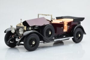 Rolls-Royce Phantom I Cabriolet Bordeauxrood Kyosho 1:18 08931R Metaal — afbeelding 9 van 10