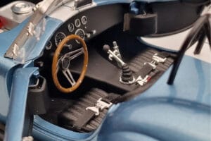 Shelby Cobra 427 S/C Lichtblauw Kyosho 1:18 08048SBL Metaal — afbeelding 7 van 9