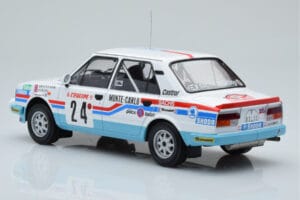 Skoda 130 L Night Version #24 J. Augland Rally Monte Carlo 1987 IXO 1:18 18RMC156 Metaal — afbeelding 5 van 6