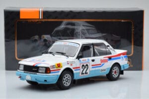Skoda 130 LR #22 S. Kvaizar / J. Janecek Rally Acropolis 1986 IXO 1:18 18RMC157B Metaal — afbeelding 6 van 6