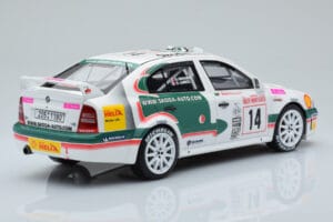 Skoda Octavia WRC #14 D. Auriol / D. Giraudet Rally Monte Carlo 2003 Otto 1:18 OT431 Hars — afbeelding 2 van 6
