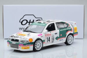Skoda Octavia WRC #14 D. Auriol / D. Giraudet Rally Monte Carlo 2003 Otto 1:18 OT431 Hars — afbeelding 6 van 6