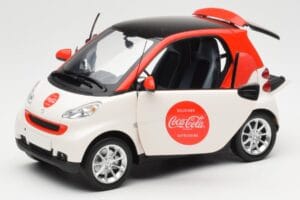 Smart Fortwo 451 Coca-Cola Minichamps 1:18 150036301 Metaal — afbeelding 2 van 8